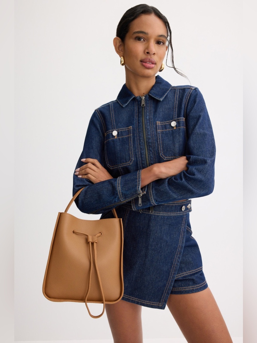 3.1 Phillip Lim Soleil Small Bucket Bag Drawstring Bag.